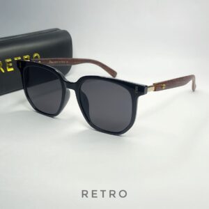 LV-3052 WOODEN BLACK SUNGLASS