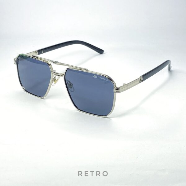 MAYBH-5278 Crafted Silver Black SUNGLASS