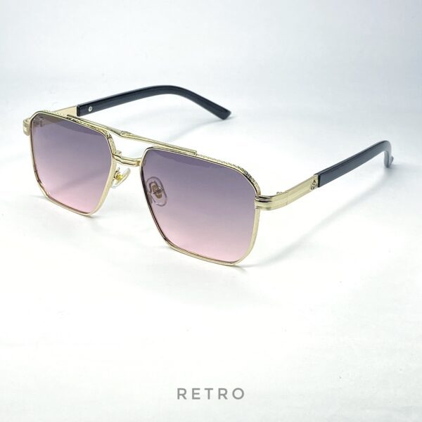 MAYBH-5278 Crafted Golden SUNGLASS (PINK)