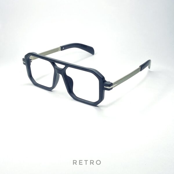 DB703 Matt-Black DOUBLE-BRIDGE Eyewear