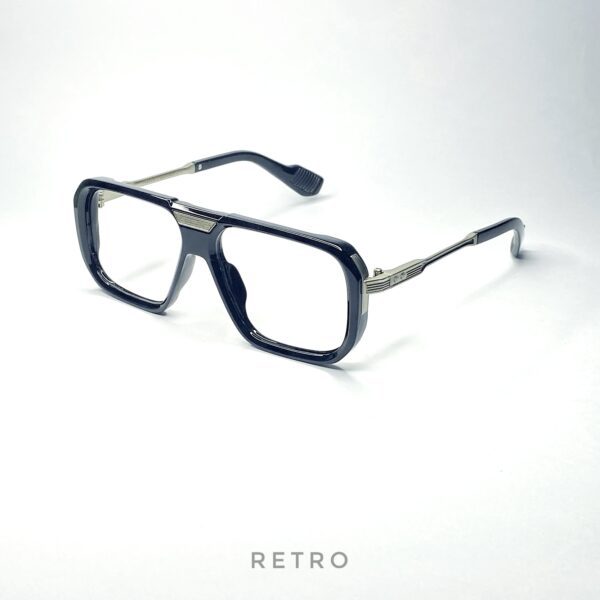 Moscot Black-Silver DOUBLE-BRIDGE Eyewear